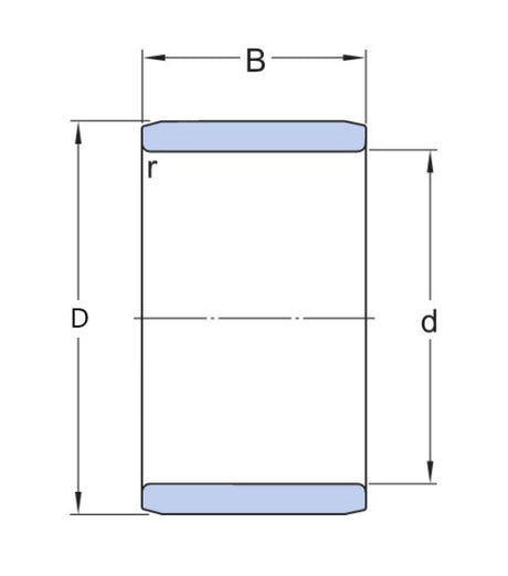 SKF IR 50X55X35 lagerring