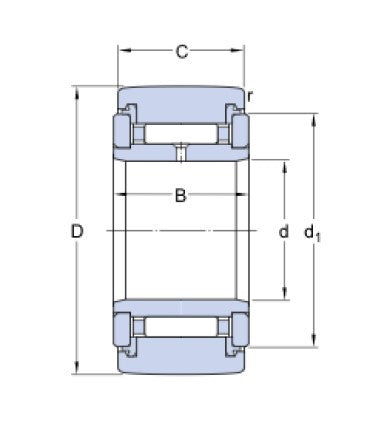 SKF NATR 8 PP steunwiel