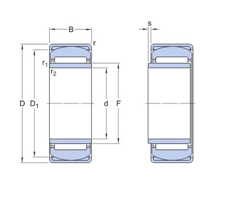 SKF PNA 35/55 kogelgelagerde kogelring