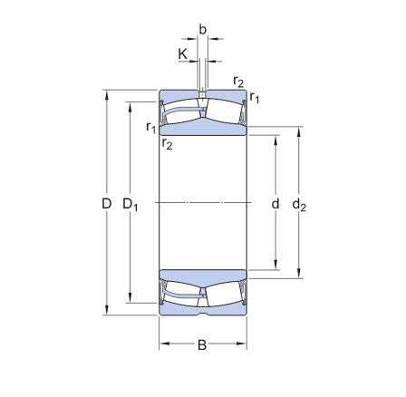 SKF 22332-2CS5/VT143 kogellager