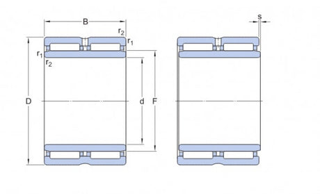 SKF NA 6915 naaldbearing
