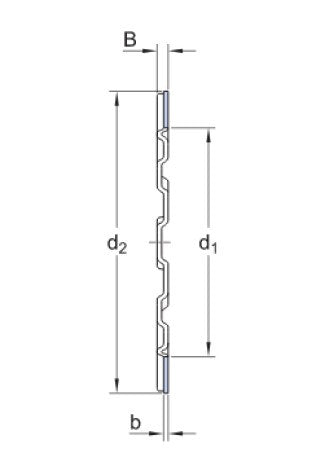 SKF ZW 45x55 uitspanschijf