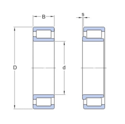 SKF NJG 2308 VH/C3 rollend lager