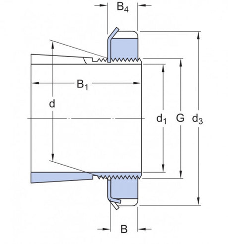 SKF HA 3128 L klemhuisje