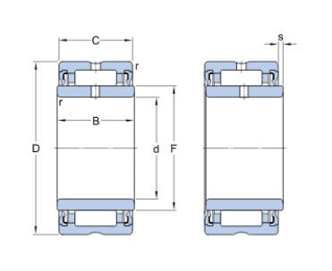 SKF NA 4900.2RS naaldlager
