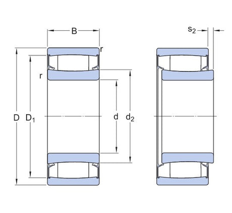 SKF C 6912-2NSV/C3 toroidisch lager CARB